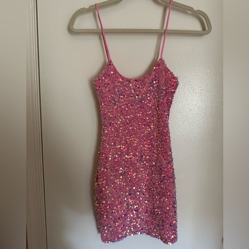 Sparkly Pink Dress!
